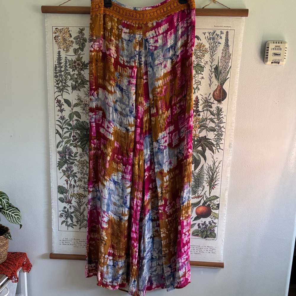 EARTHBOUND Multicolor Wide Leg Pants Large